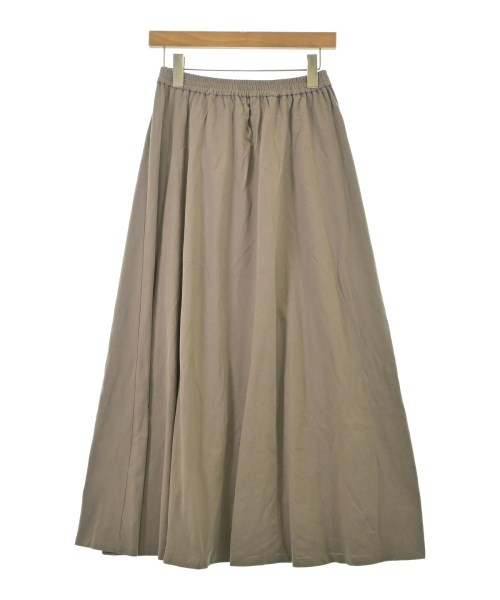 Whim Gazette(ウィムガゼット)ロング・マキシ丈スカート 茶 サイズ:F/2200672428043
