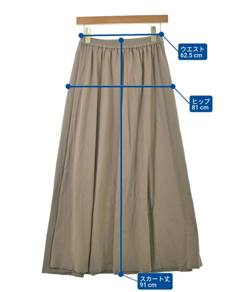 Whim Gazette（ウィムガゼット）ロング・マキシ丈スカート 茶 サイズ:F レディース/2200672428043