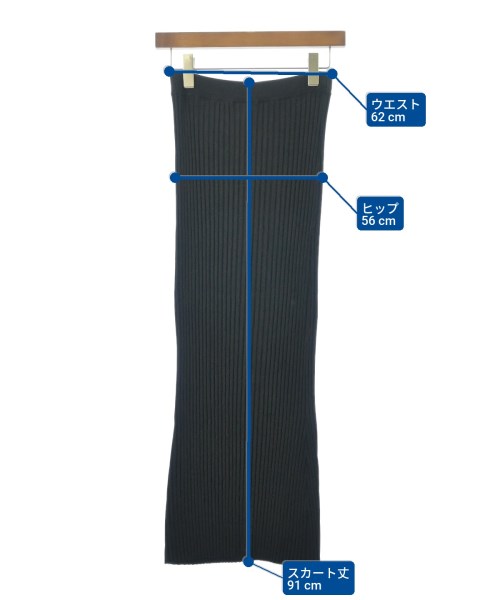 Whim Gazette（ウィムガゼット）ロング・マキシ丈スカート 黒 サイズ:36(S位) レディース/2200672140051