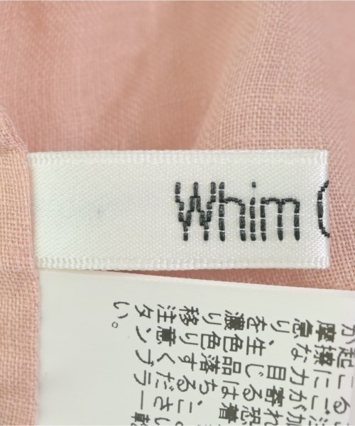 Whim Gazette（ウィムガゼット）ブラウス ピンク サイズ:F レディース/2200674134034