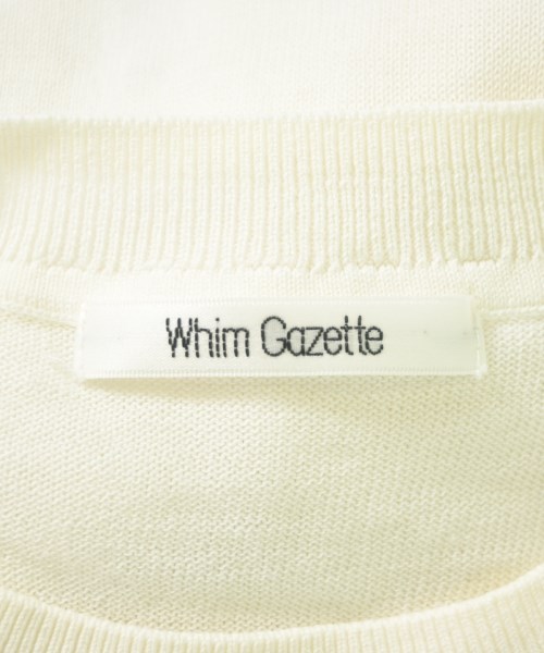 Whim Gazette（ウィムガゼット）ニット・セーター 白 サイズ:F レディース/2200676436020