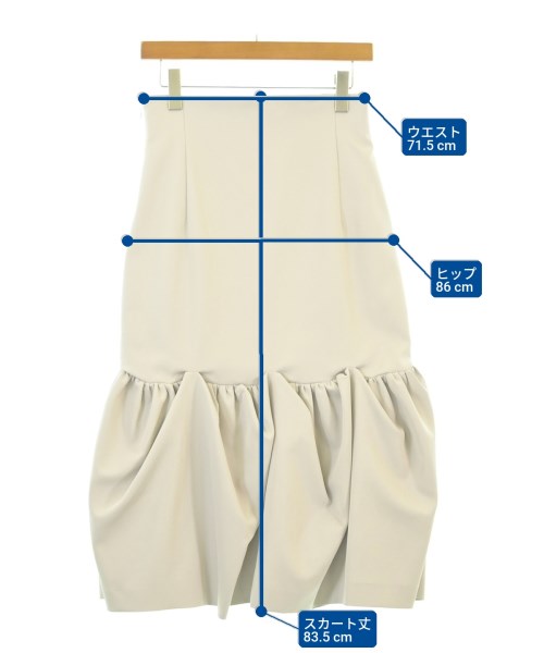 Whim Gazette（ウィムガゼット）ロング・マキシ丈スカート グレー サイズ:F レディース/2200676436082