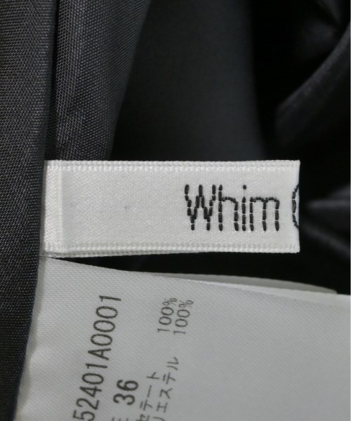 Whim Gazette（ウィムガゼット）ロング・マキシ丈スカート 黒 サイズ:36(S位) レディース/2200678236024