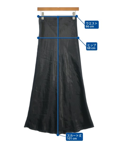 Whim Gazette（ウィムガゼット）ロング・マキシ丈スカート 黒 サイズ:36(S位) レディース/2200678236024