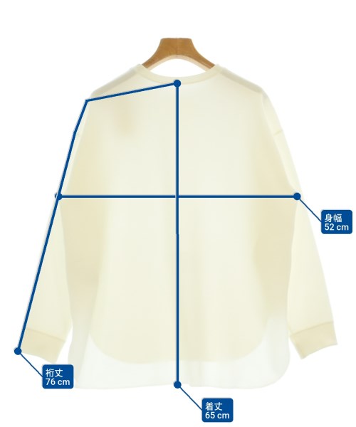 Whim Gazette（ウィムガゼット）Tシャツ・カットソー 白 サイズ:34(XS位) レディース/2200674035027