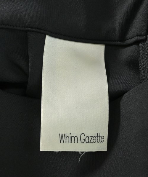 Whim Gazette（ウィムガゼット）スラックス 黒 サイズ:36(S位) レディース/2200676453010