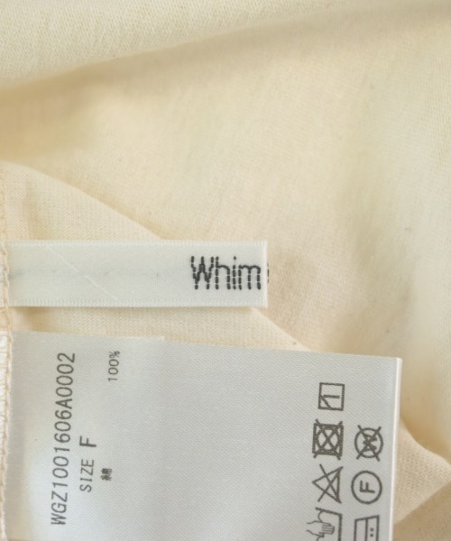Whim Gazette（ウィムガゼット）Tシャツ・カットソー ベージュ サイズ:F レディース/2200679109136