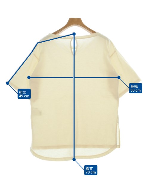 Whim Gazette（ウィムガゼット）Tシャツ・カットソー ベージュ サイズ:F レディース/2200679109136