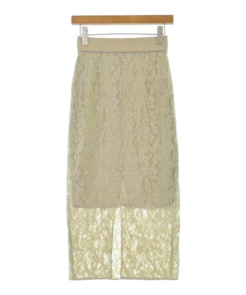 Whim Gazette(ウィムガゼット)ロング・マキシ丈スカート ベージュ サイズ:36(S位)/2200675751087