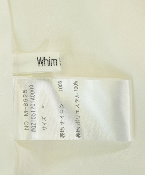 Whim Gazette（ウィムガゼット）ロング・マキシ丈スカート 白 サイズ:F レディース/2200675629157