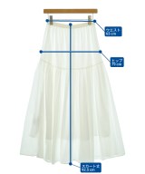 Whim Gazette（ウィムガゼット）ロング・マキシ丈スカート 白 サイズ:F レディース/2200675629157