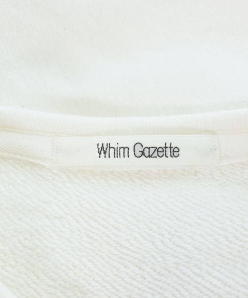 Whim Gazette（ウィムガゼット）スウェット 白 サイズ:F レディース/2200682041010