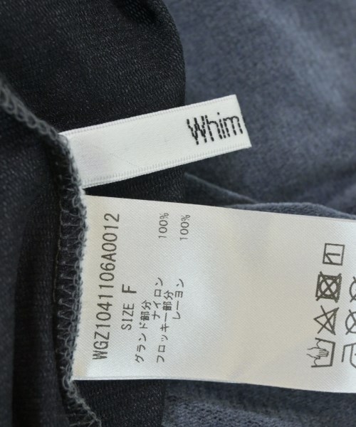 Whim Gazette（ウィムガゼット）Tシャツ・カットソー 青 サイズ:F レディース/2200684802176