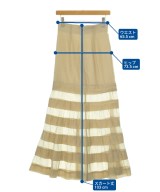 Whim Gazette（ウィムガゼット）ロング・マキシ丈スカート ベージュ サイズ:34(XS位) レディース/2200688677022