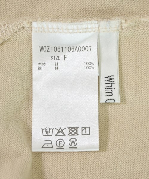 Whim Gazette（ウィムガゼット）Tシャツ・カットソー ベージュ サイズ:F レディース/2200688677084