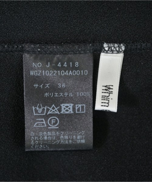 Whim Gazette（ウィムガゼット）Tシャツ・カットソー 黒 サイズ:36(S位) レディース/2200688677114