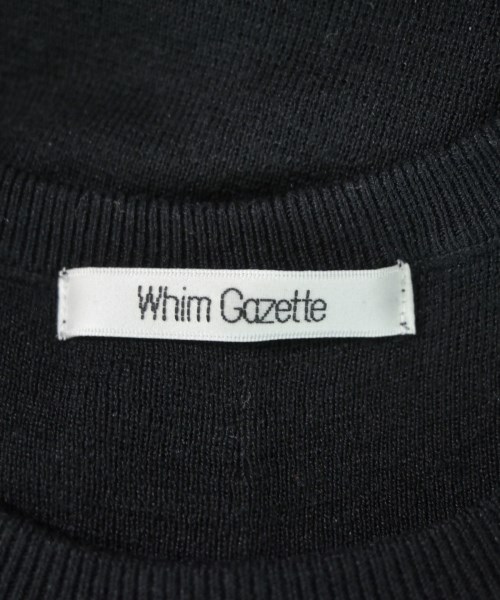 Whim Gazette（ウィムガゼット）ベスト/ノースリーブ 黒 サイズ:F レディース/2200693226024