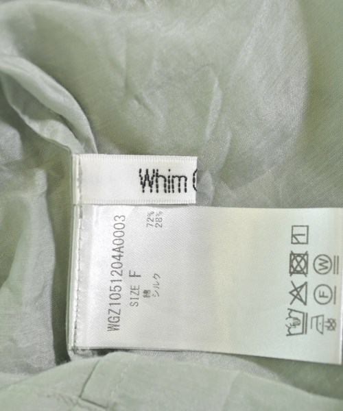 Whim Gazette（ウィムガゼット）ブラウス グレー サイズ:F レディース/2200693809043
