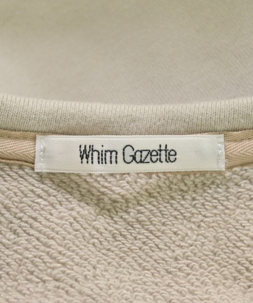 Whim Gazette（ウィムガゼット）スウェット ベージュ サイズ:F レディース/2200689177101