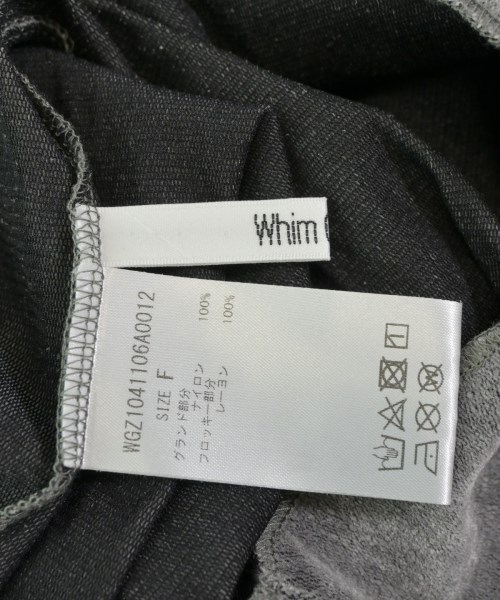 Whim Gazette（ウィムガゼット）Tシャツ・カットソー グレー サイズ:F レディース/2200692240069
