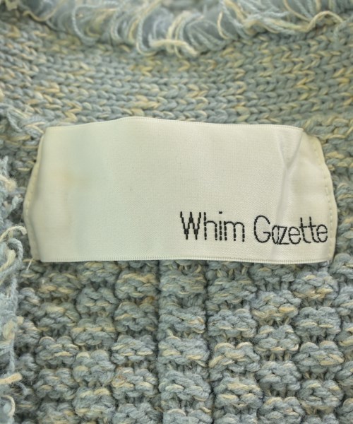 Whim Gazette（ウィムガゼット）ノーカラージャケット 青 サイズ:F レディース/2200689360046
