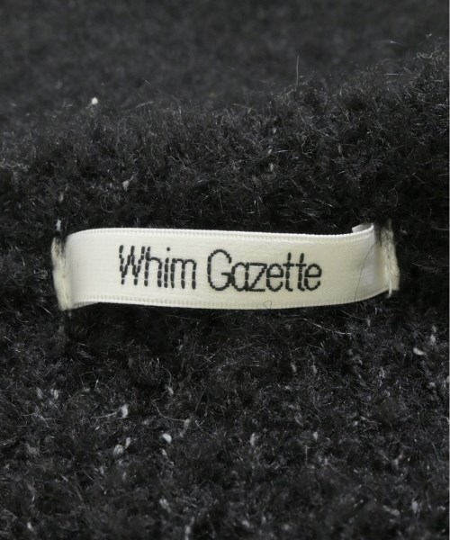 Whim Gazette（ウィムガゼット）ニット・セーター 黒 サイズ:F レディース/2200679262220