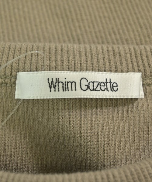 Whim Gazette（ウィムガゼット）Tシャツ・カットソー カーキ サイズ:F レディース/2200695095048