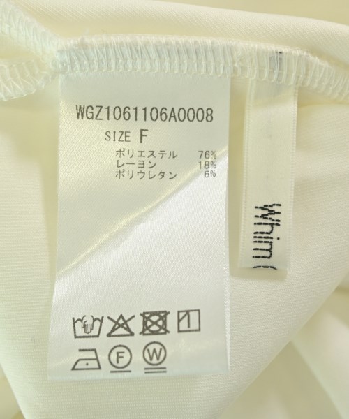 Whim Gazette（ウィムガゼット）スウェット 白 サイズ:F レディース/2200695095062