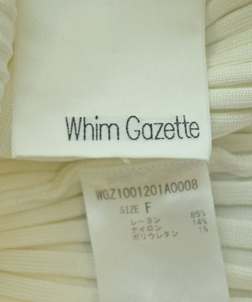 Whim Gazette（ウィムガゼット）ロング・マキシ丈スカート 白 サイズ:F レディース/2200689187032