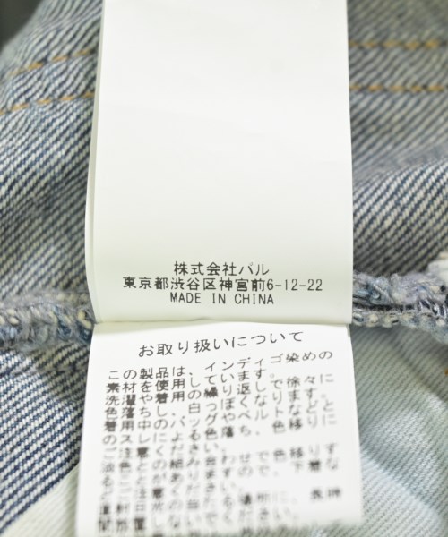 Whim Gazette（ウィムガゼット）オールインワン/サロペット 青 サイズ:F レディース/2200695487034
