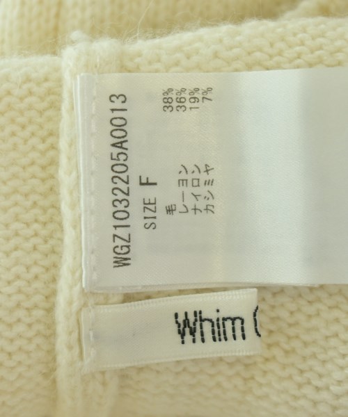 Whim Gazette（ウィムガゼット）ニット・セーター 白 サイズ:F レディース/2200693175049