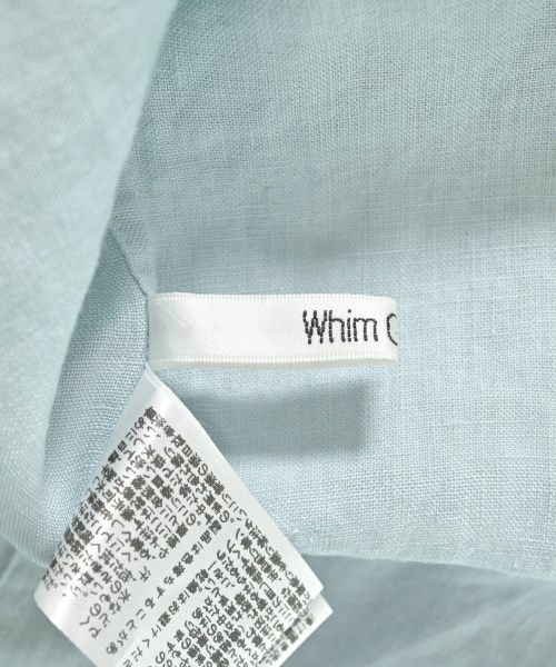 Whim Gazette（ウィムガゼット）カジュアルシャツ 青 サイズ:F レディース/2200696914089