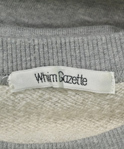 Whim Gazette（ウィムガゼット）スウェット グレー サイズ:F レディース/2200698192010