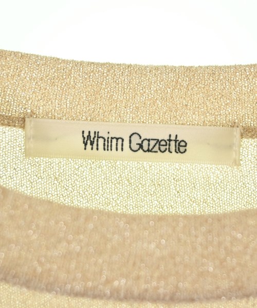 Whim Gazette（ウィムガゼット）ニット・セーター ベージュ サイズ:F レディース/2200695315061