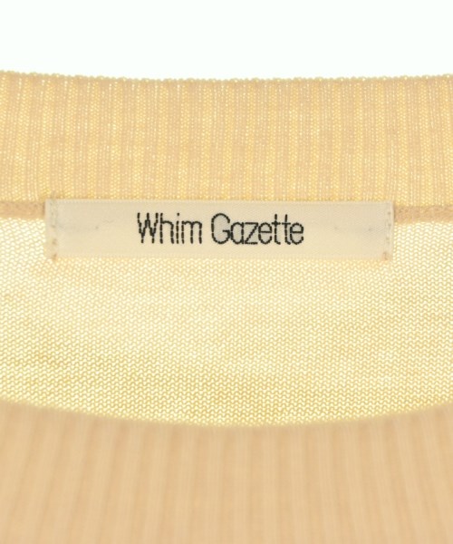 Whim Gazette（ウィムガゼット）ニット・セーター ベージュ サイズ:F レディース/2200695315078