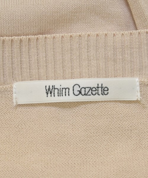 Whim Gazette（ウィムガゼット）カーディガン ベージュ サイズ:F レディース/2200695315092