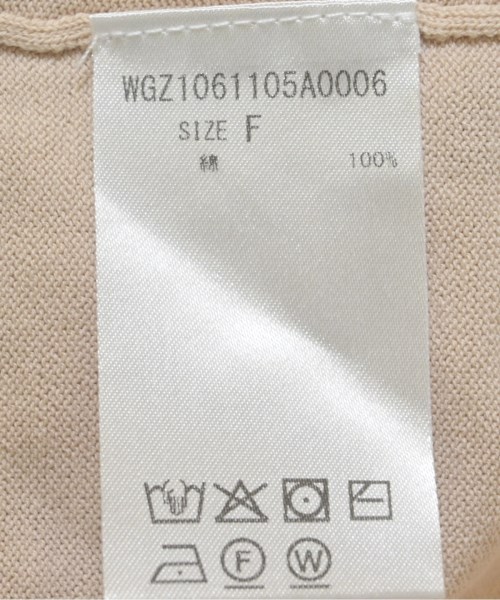 Whim Gazette（ウィムガゼット）カーディガン ベージュ サイズ:F レディース/2200695315092
