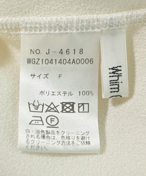 Whim Gazette（ウィムガゼット）Tシャツ・カットソー 白 サイズ:F レディース/2200695292072