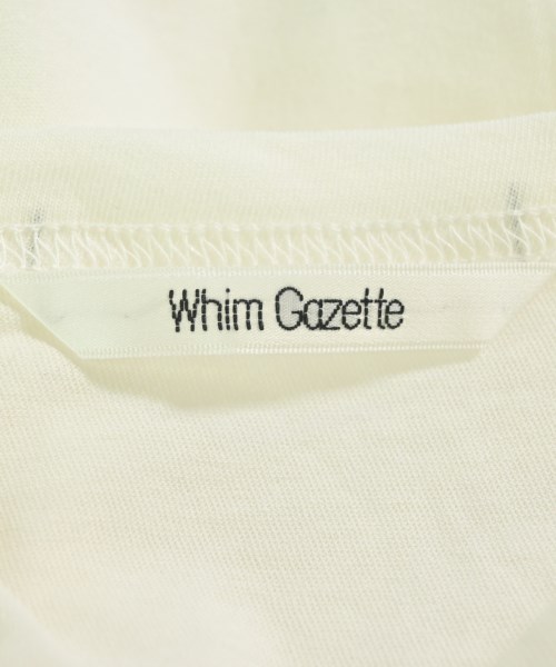 Whim Gazette（ウィムガゼット）Tシャツ・カットソー 白 サイズ:F レディース/2200698026193