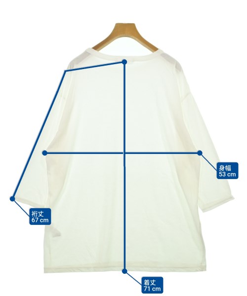 Whim Gazette（ウィムガゼット）Tシャツ・カットソー 白 サイズ:F レディース/2200698026193