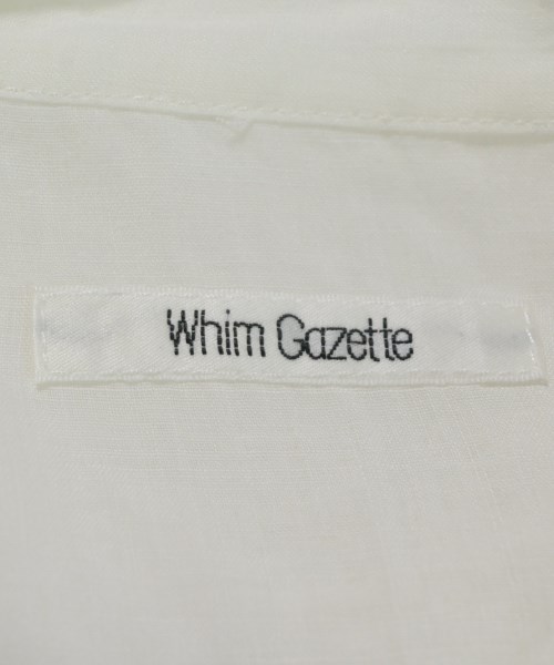 Whim Gazette（ウィムガゼット）カジュアルシャツ 白 サイズ:F レディース/2200701763411