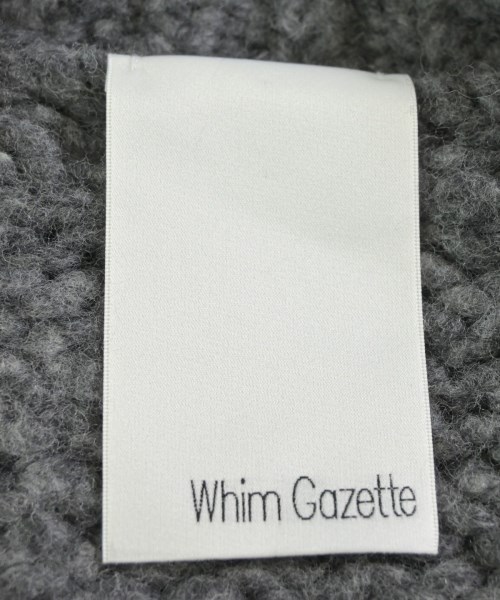 Whim Gazette（ウィムガゼット）ニット・セーター グレー サイズ:F レディース/2200649373086