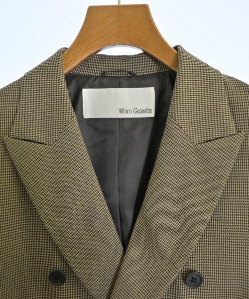Whim Gazette（ウィムガゼット）テーラードジャケット 茶 サイズ:F レディース/2200650971011