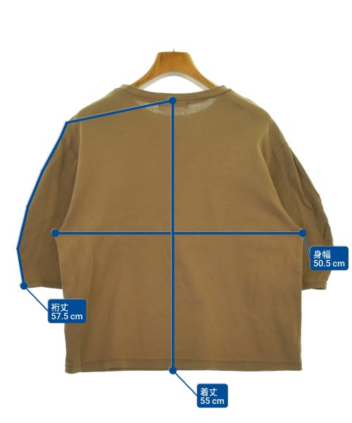 Whim Gazette（ウィムガゼット）Tシャツ・カットソー 茶 サイズ:F レディース/2200652369038