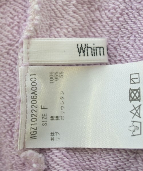 Whim Gazette（ウィムガゼット）スウェット ピンク サイズ:F レディース/2200655678045