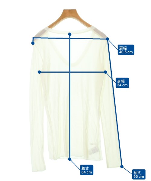 Whim Gazette（ウィムガゼット）Tシャツ・カットソー 白 サイズ:F レディース/2200647669068