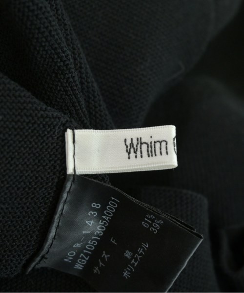 Whim Gazette（ウィムガゼット）ニット・セーター 黒 サイズ:F レディース/2200656135059