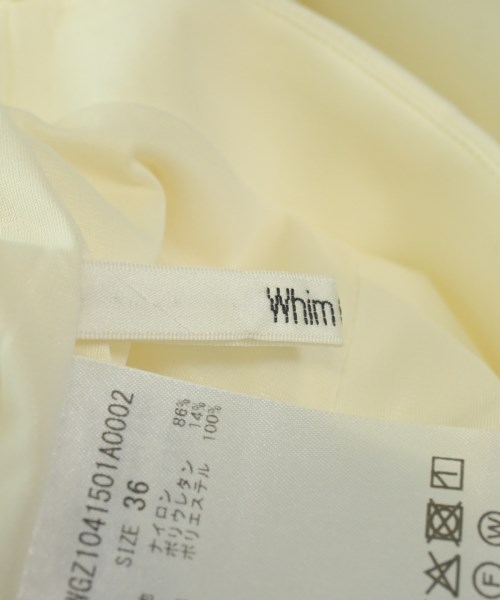 Whim Gazette（ウィムガゼット）ロング・マキシ丈スカート 白 サイズ:36(S位) レディース/2200659153050