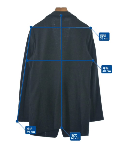 Whim Gazette（ウィムガゼット）テーラードジャケット 黒 サイズ:F レディース/2200660678023