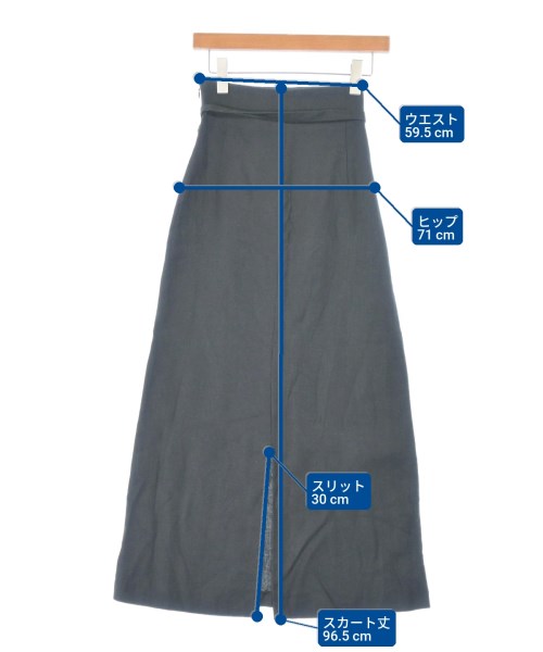 Whim Gazette（ウィムガゼット）ロング・マキシ丈スカート 黒 サイズ:36(S位) レディース/2200649047260